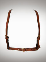 FLEET Ilya Men's Brown Leather Bondage Harness