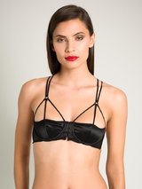 Coco de Mer Sylph Half Cup Front Fastening Bra