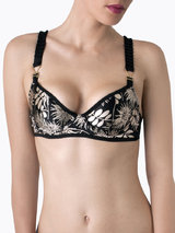 Stella McCartney Ilda Driving Contour Silk Bra