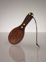 Coco de Mer Brogue Leather Spanking Paddle