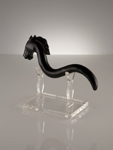 Coco de Mer Black Obsidian Horse Dildo
