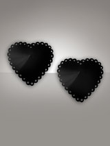 Atsuko Kudo Heart Lace Latex Nipple Pasties