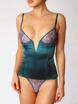 Damaris Wham Bar Peep Hole Silk Lace Body