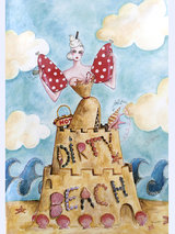 Andrea Kett Dirty Beach Greeting Card
