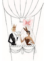 Andrea Kett Bunnymoon Greetings Card