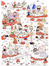 Andrea Kett Land of Tea Parties Greeting Card