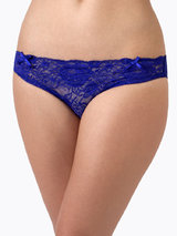 Stella McCartney Clemence Baking Stretch Lace Thong
