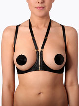 Bordelle Open Zip Cupless Bra