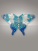 J Maskrey Butterfly Merkin Swarovski Crystal Body Jewellery Medium