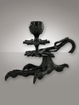 DL & Co Swarovski Crystal Black Claw Candle Holder