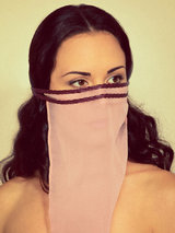 Coco de Mer Dreamer Silk Chiffon Face Veil