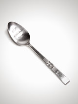 'Good Morning Sexy' Silver Plated Teaspoon