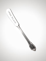 'Spread the Love' Silver Plated Butter Knife