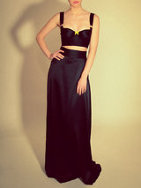 Bordelle Sub Maxi Silk Skirt