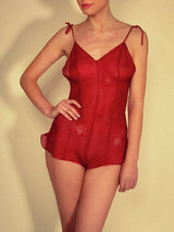 steph aman Full Bloom Silk Teddy