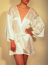 Nichole de Carle Opal Silk Dressing Gown