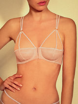 Coco de Mer Siren Half Cup Front Fastening Bra