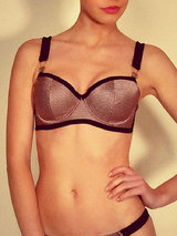 Stella McCartney Jodie Rocking Herringbone Balconette Bra