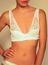 Mimi Holliday Baby Cakes Lace Padded Plunge Bra