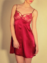 Shell Belle Dahlia Tease Silk Slip