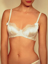 Stella McCartney Erin Wishing Silk Balconette Bra