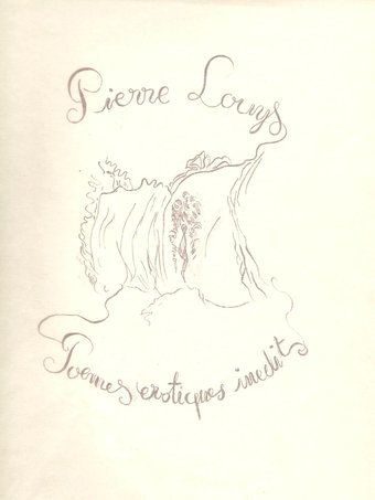Poemes Erotiques Inedit by Pierre Louys