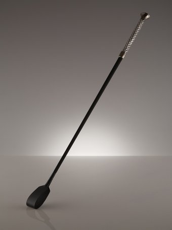 Bo's Tit Bits Crystal Riding Crop Clear