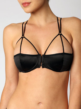 Coco de Mer - Sylph Half Cup Front Fastening Bra