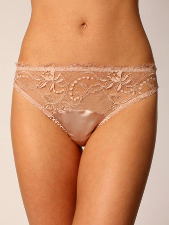 Fleur of England Naked Silk Thong