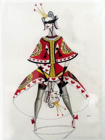 Andrea Kett Queen of Tarts Greeting Card
