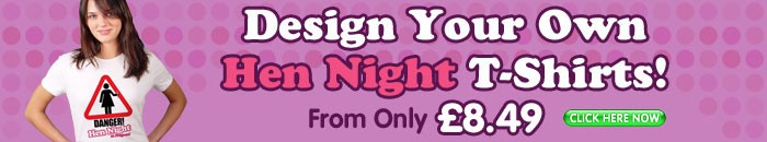 Design your own hen night t-shirt