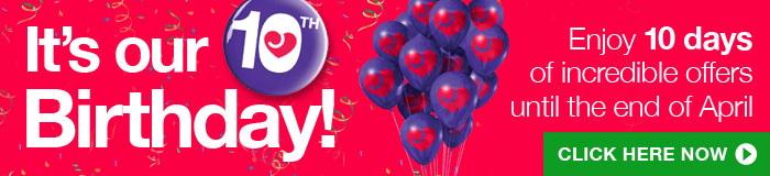It's Lovehoney's 10th Birthday