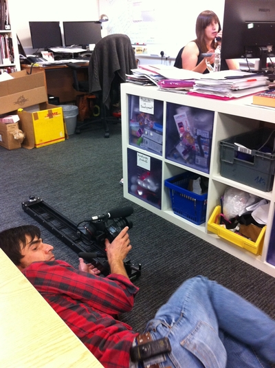 Filming in progress....