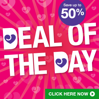 Save up to half price on Deal of the Day