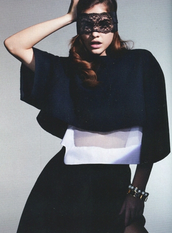 Coco de Mer Blindfold in ELLE Magazine