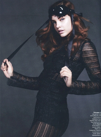Coco de Mer Blindfold in ELLE Magazine