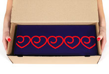 Gift box folded up