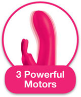 The Happy Rabbit has 3 powerful motors