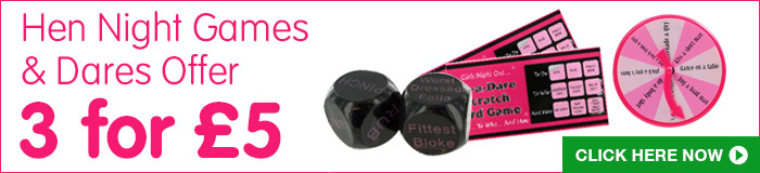 Choose 3 Hen Party Games For £5