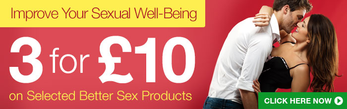 3 for £10 on Selected Better Sex Products