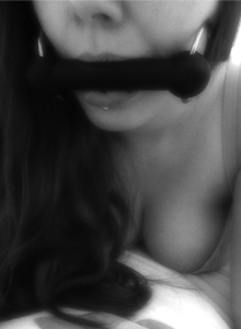 Bondage Boutique Xtreme Leather and Silicone Pony Play Bit Gag