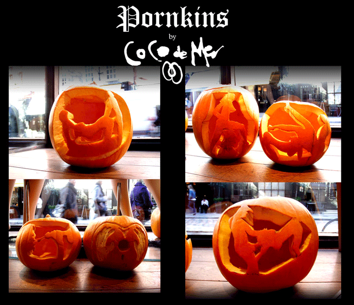 Pornkins Pornographic Pumpkins by Coco de Mer