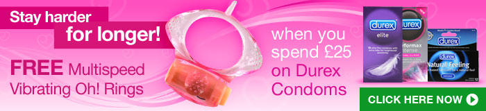 Get a Lovehoney Oh! Love Ring with Durex Condoms