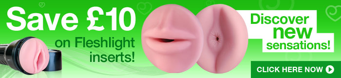Save a tenner on Fleshlight inserts