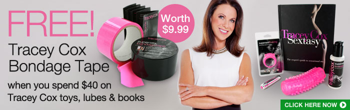 Get Bondage Tape with Tracey Cox brand toys