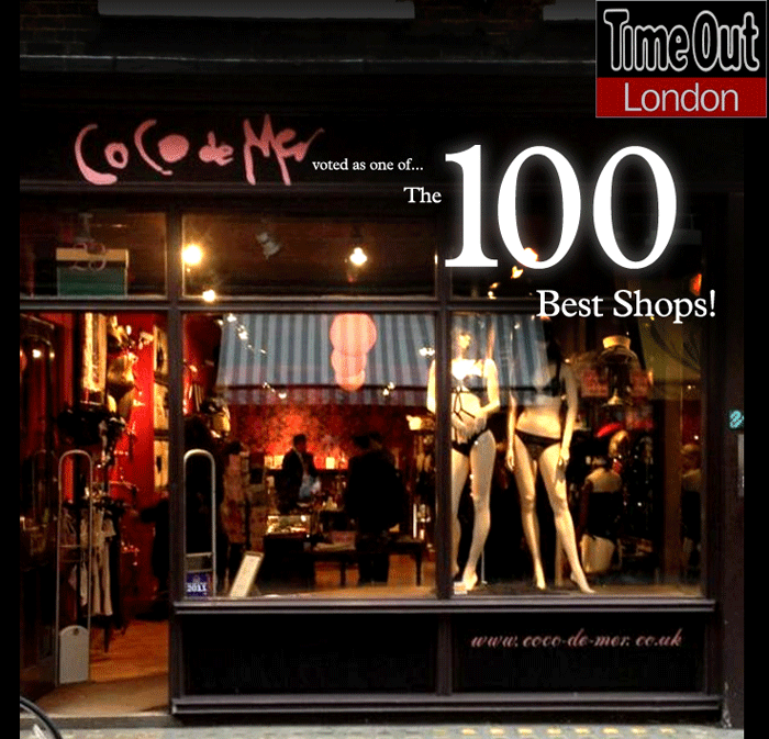 Coco de Mer rated as 1 of 100 best shops in London