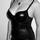 Coquette Darque Wet Look Bra Dress with Corset Back
