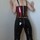 MISTRESS CARA WEARS: BLACK LEVEL PVC ZIP TROUSERS