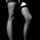 Classified Back Seamed Stockings Lace Top