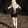 Sweet Streak Parisian Ruffles Lace-Up Basque G-String and Skirt Set